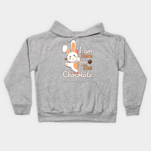 I'm Here For The Chocolate Kids Hoodie